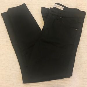 Top shop Black coated Jamie Jeans